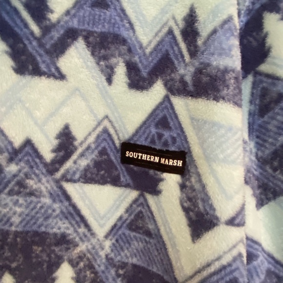 Southern Marsh North Basin Pullover in Navy & French Blue L - Picture 7 of 11